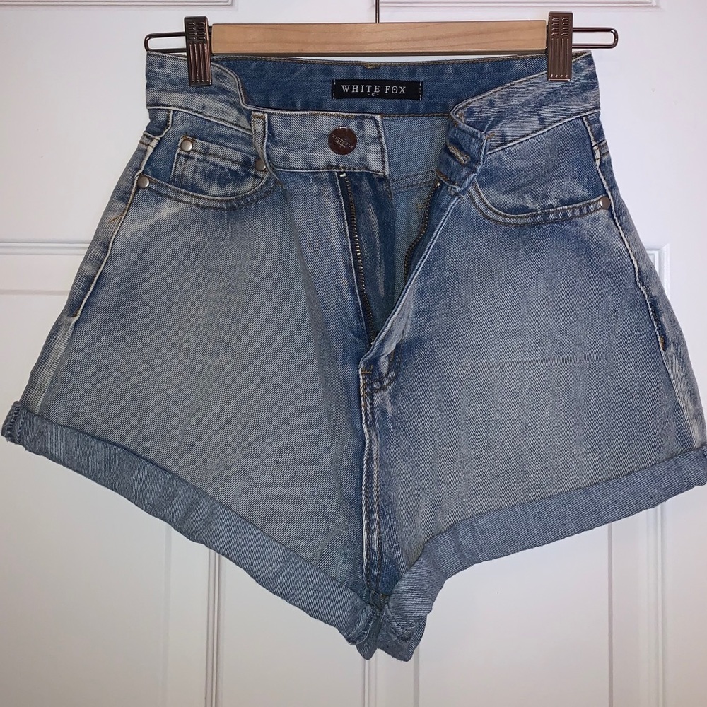 Denim shorts